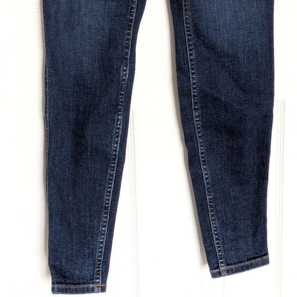 NWT SPANX Women's (Size Tall Small) Midnight Shade Blue Skinny Denim Jeans - Picture 2 of 15